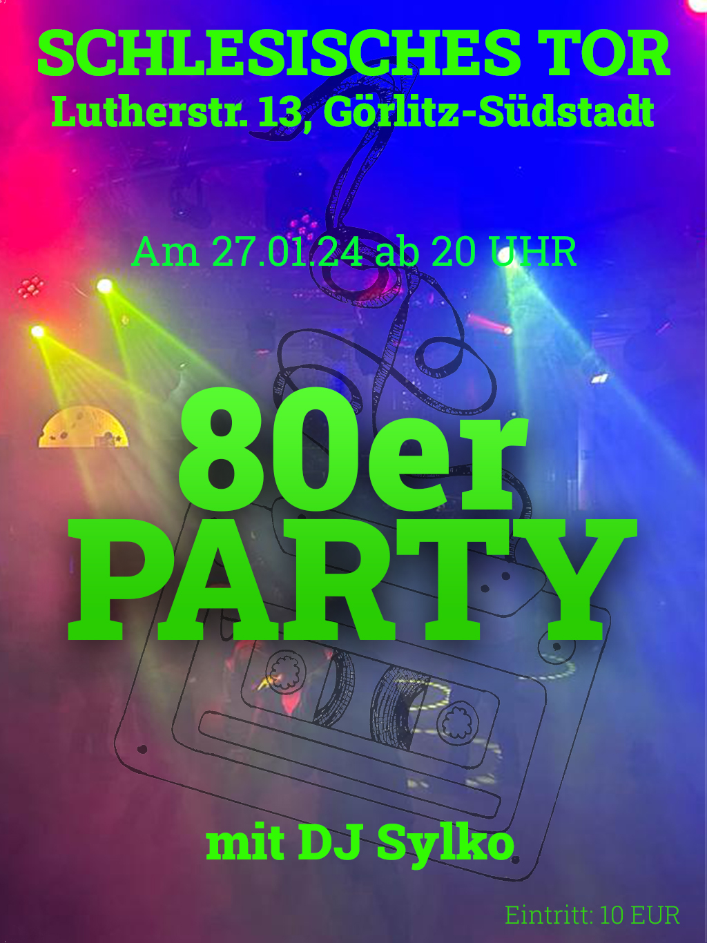 80er Jahre Party – 27.01.2024