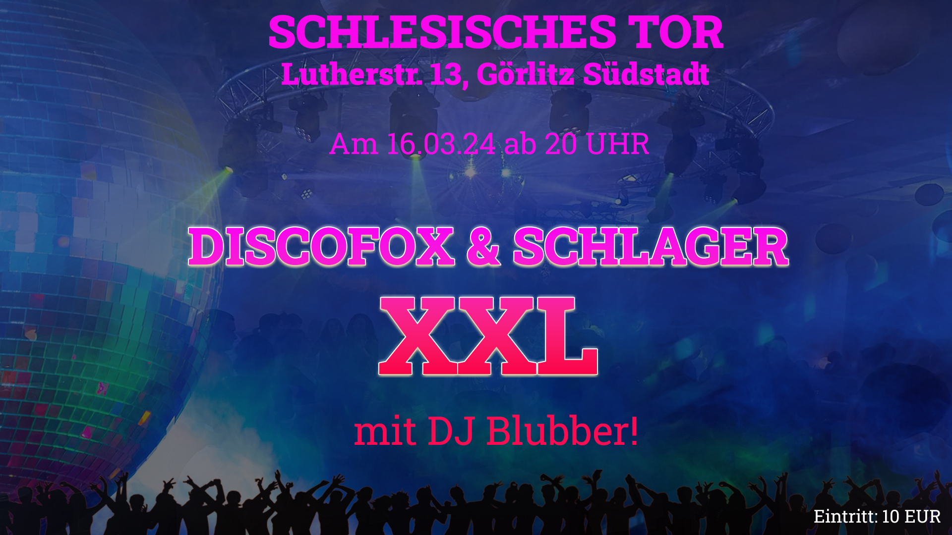 Discofox & Schlager – 16.03.2024
