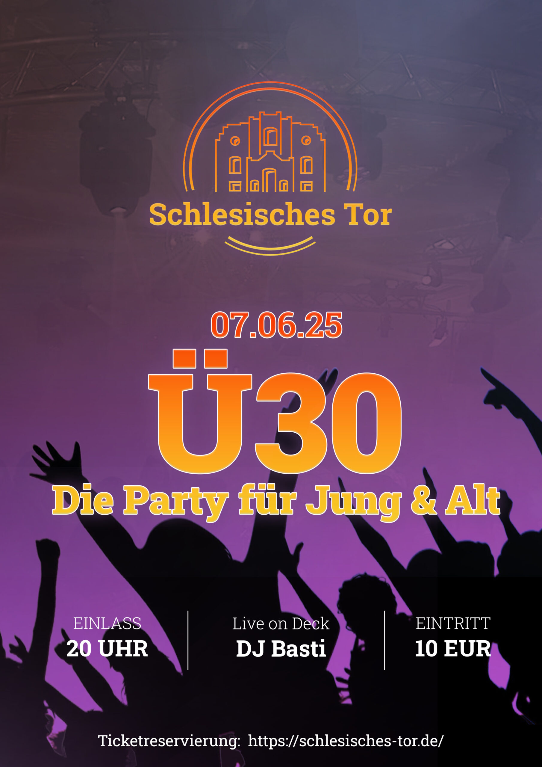 07.06.25 – Ü30 – Die Party für Jung und Alt